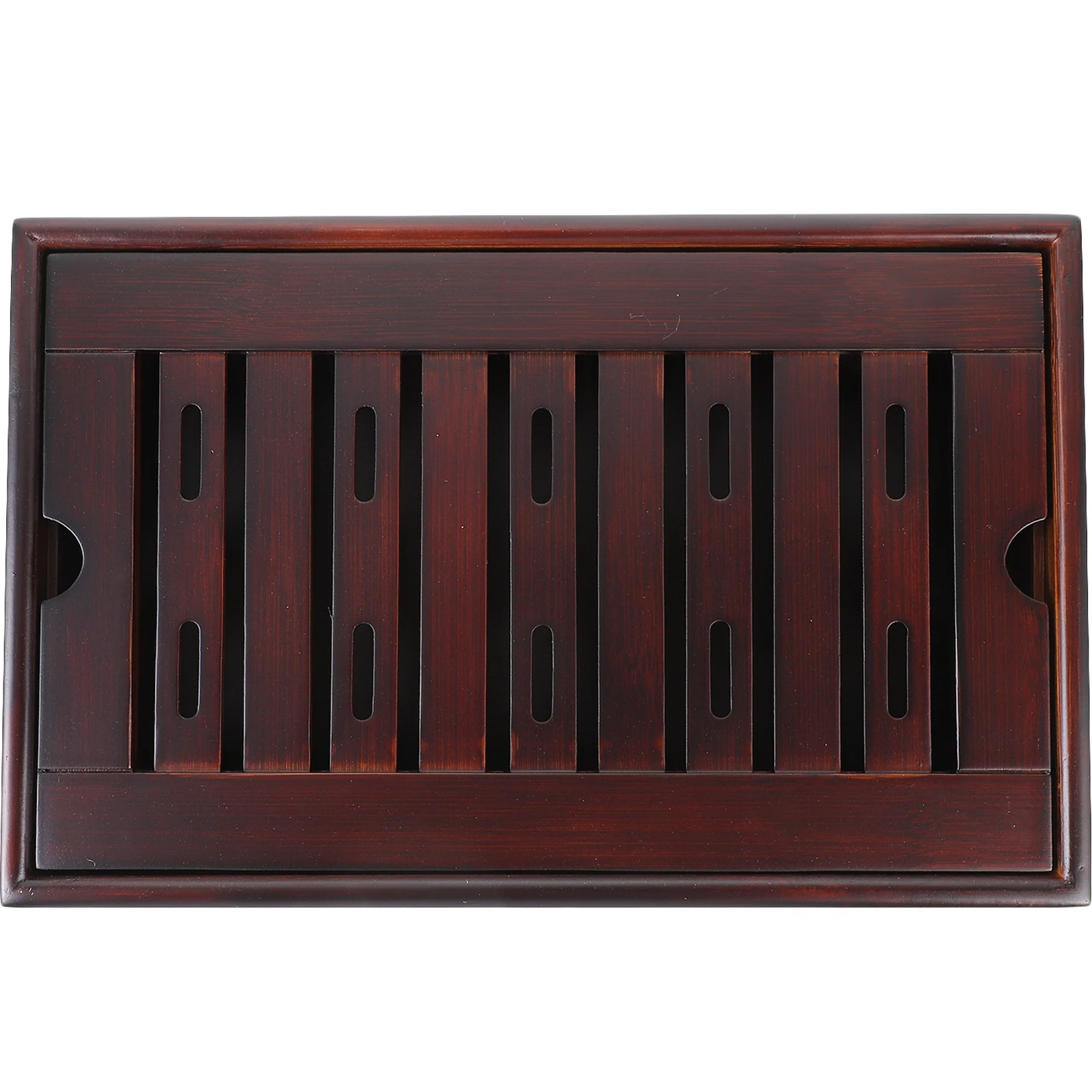 

Bamboo Tea Tray for Home Rectangular Storage Type Tea-thing Household Teaboard Simple Teacup Wooden