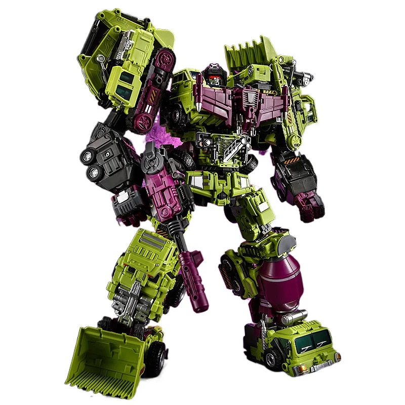 JINBAO 8008 GT Transformation Action Figure Toys Masterpiece Devastator Movie Model 42cm ABS 6 IN 1 Deformation Car Robots Dolls