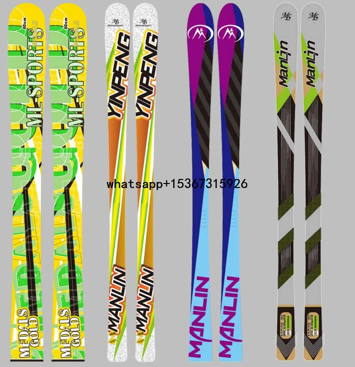 Bamboo snowboard Wood ski winter outdoor skis wholesale ski equipment snowboard made in china