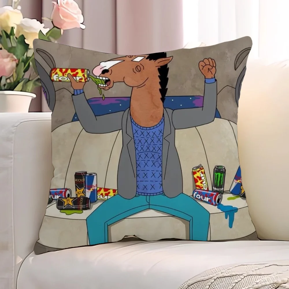 B-BoJack HorsemanS Cushions Home Decor Decorative Pillows for Bed Cushion Cover 45x45cm Throw Pillow Covers Pillowcase Sofa Body