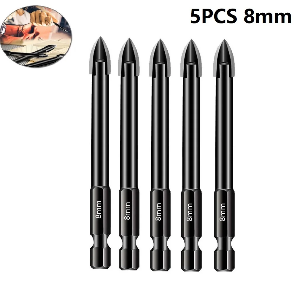Triangle Drills Bit High Quality and Versatile Carbide Steel Triangle Drill Bit Set for Glass Ceramic and More