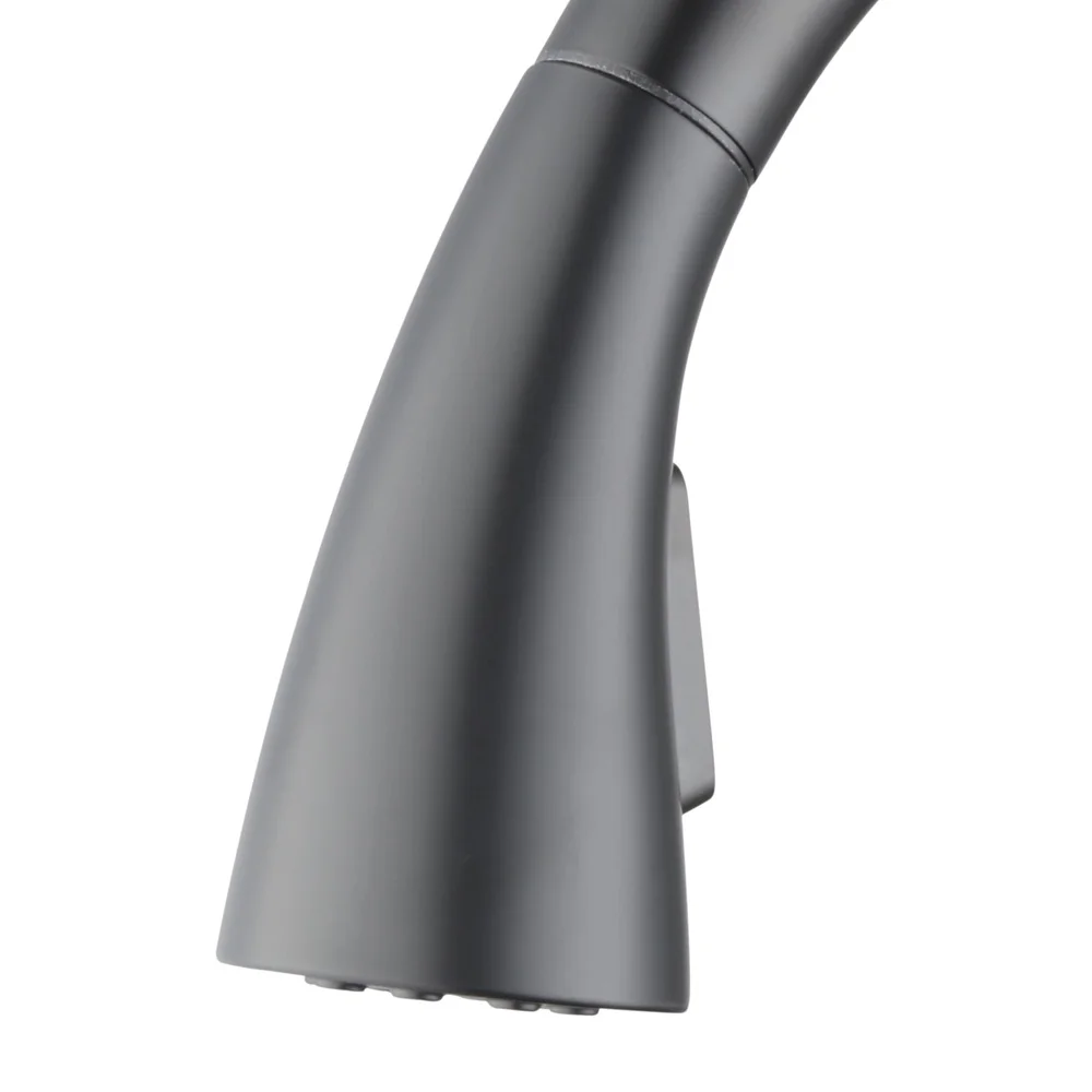 Touchless Pull Down Kitchen Faucet Matte Black Stainless Steel 360 Degree Swivel Sprayer Hands-Free Operation Easy Installation