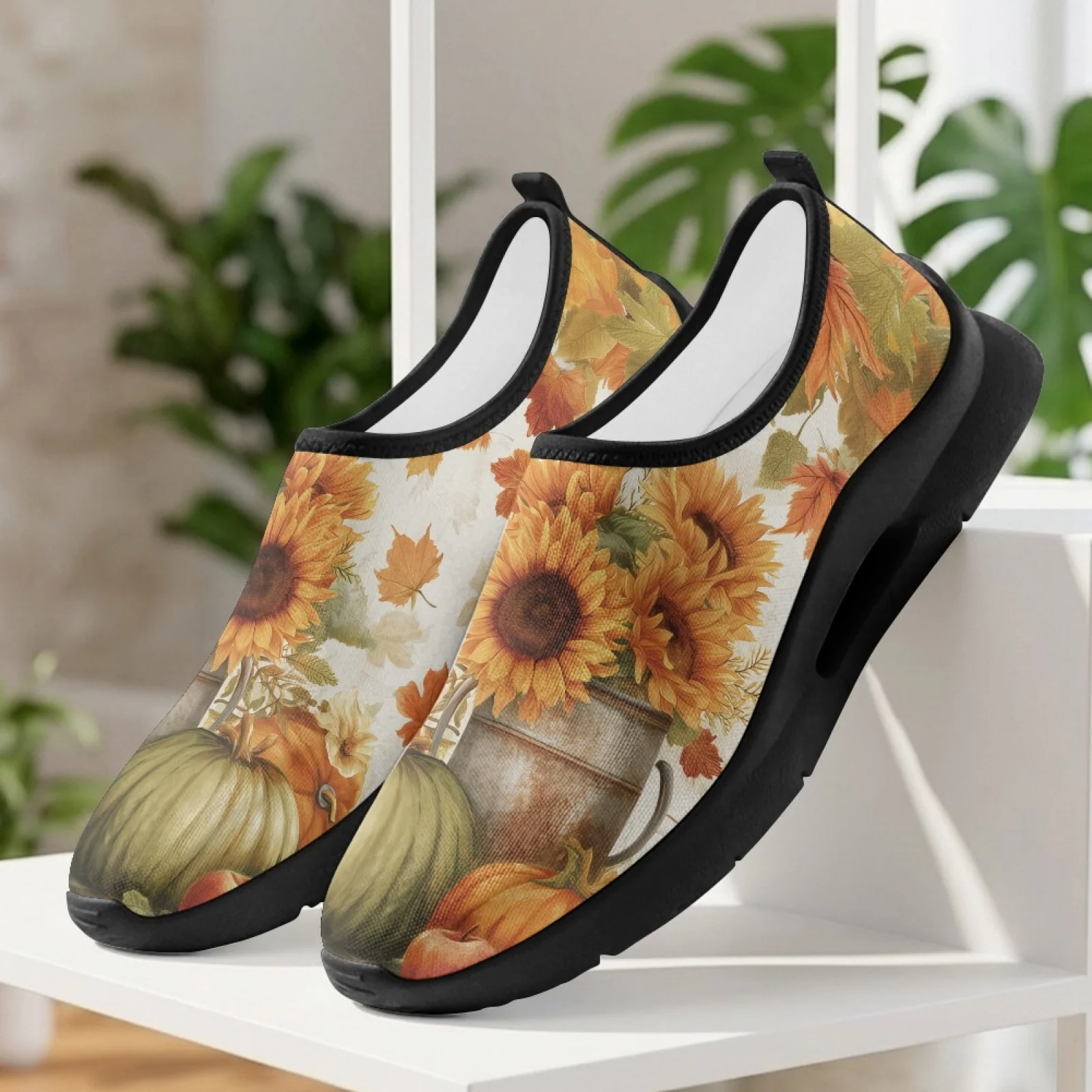 PENSTROLL Casual Tennis Shoes Closed Toe Comfortable Casual Fashion Shoes for Walking Men Fall Harvest Print