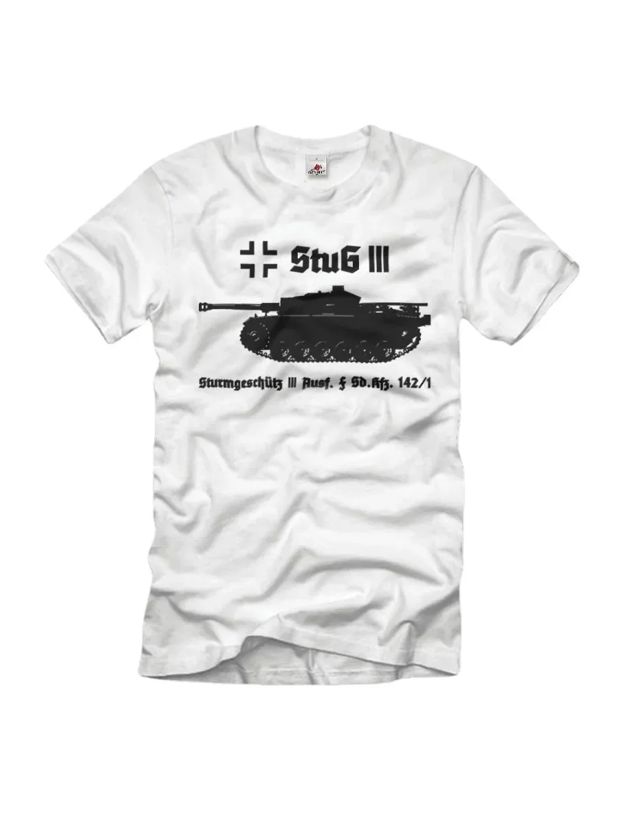 Sturmgeschütz 3 Ausf F StuG III Panzer SdKfz 142 Normandy T-Shirt. Summer Cotton Short Sleeve O-Neck Mens T Shirt New S-3XL