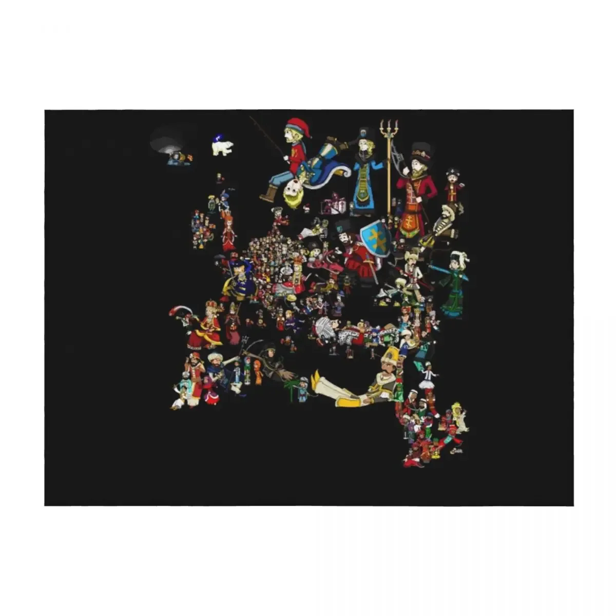 

EUROPA UNIVERSALIS - National Personifications Map - 1444 Classic T-Shirt.png Throw Blanket Comforter Shaggy Weighted Blankets