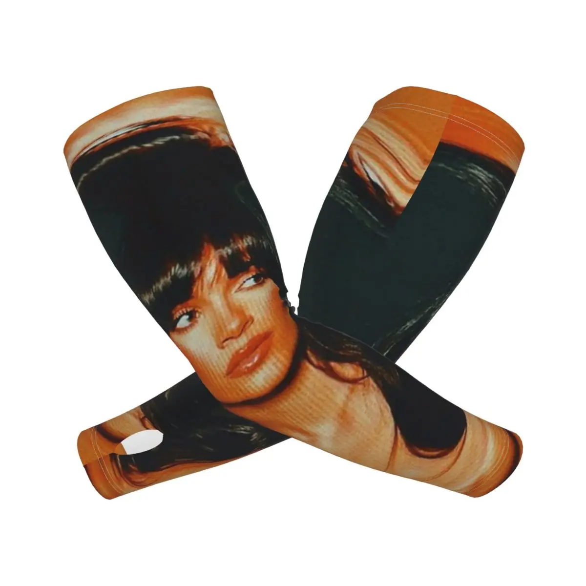 

Aitana Ocana Singer Outdoor Arm Sleeves Защитный чехол от солнца и ультрафиолета Летние ледяные шелковые велосипедные татуировки рукава