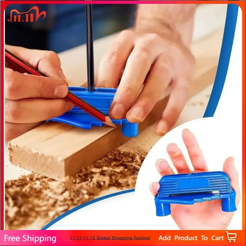 

Center line Gauge Finder Center Scriber Carpenter Woodworking Tools Marking Centerline Gauge Wooden Mark Marker Locator Scribe