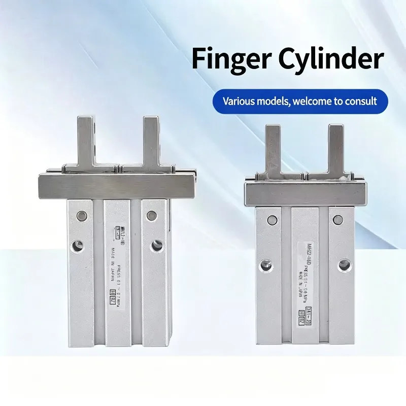 MHZ2 Double Acting Air Pneumatic Parallel Gripper MHZ2-10D MHZ2-16D 20D 25D 32D 40D Aluminium Clamps Finger Cylinder