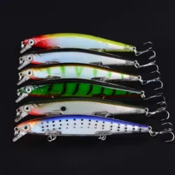 Swimbait Minnow hundible con anzuelo para lubina y lucio