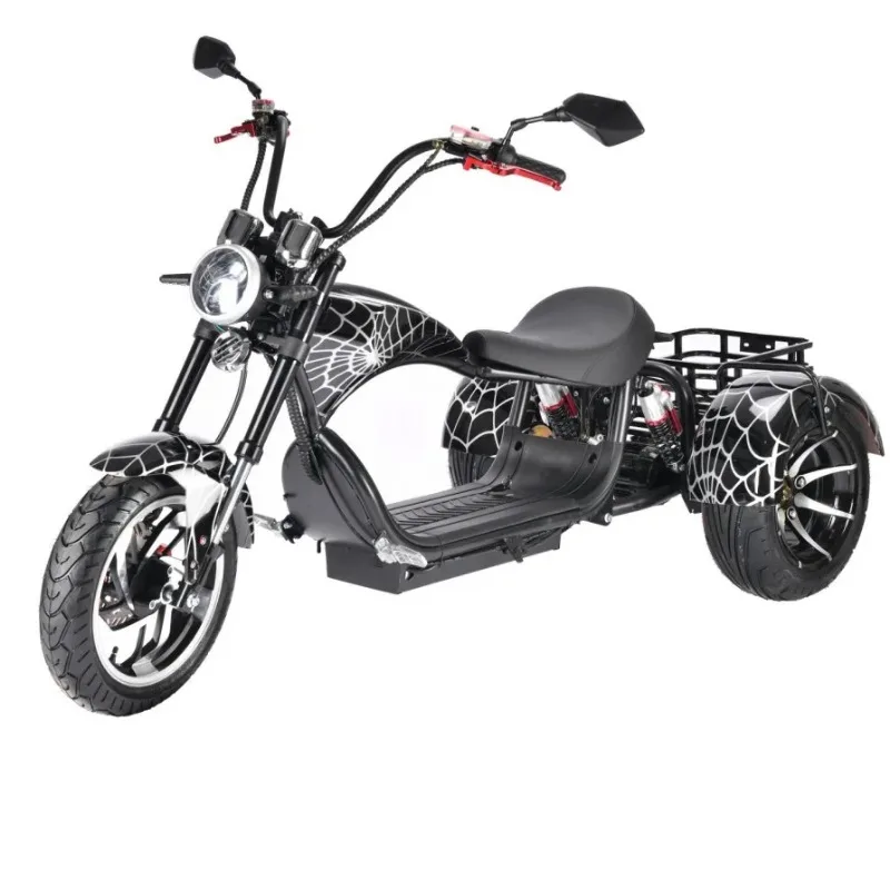 Fat Tire Electric Scooter 50km/h High Speed 3 Wheel Electric Scooter 2021 New Arrival Chinese Motorcycle for Sale