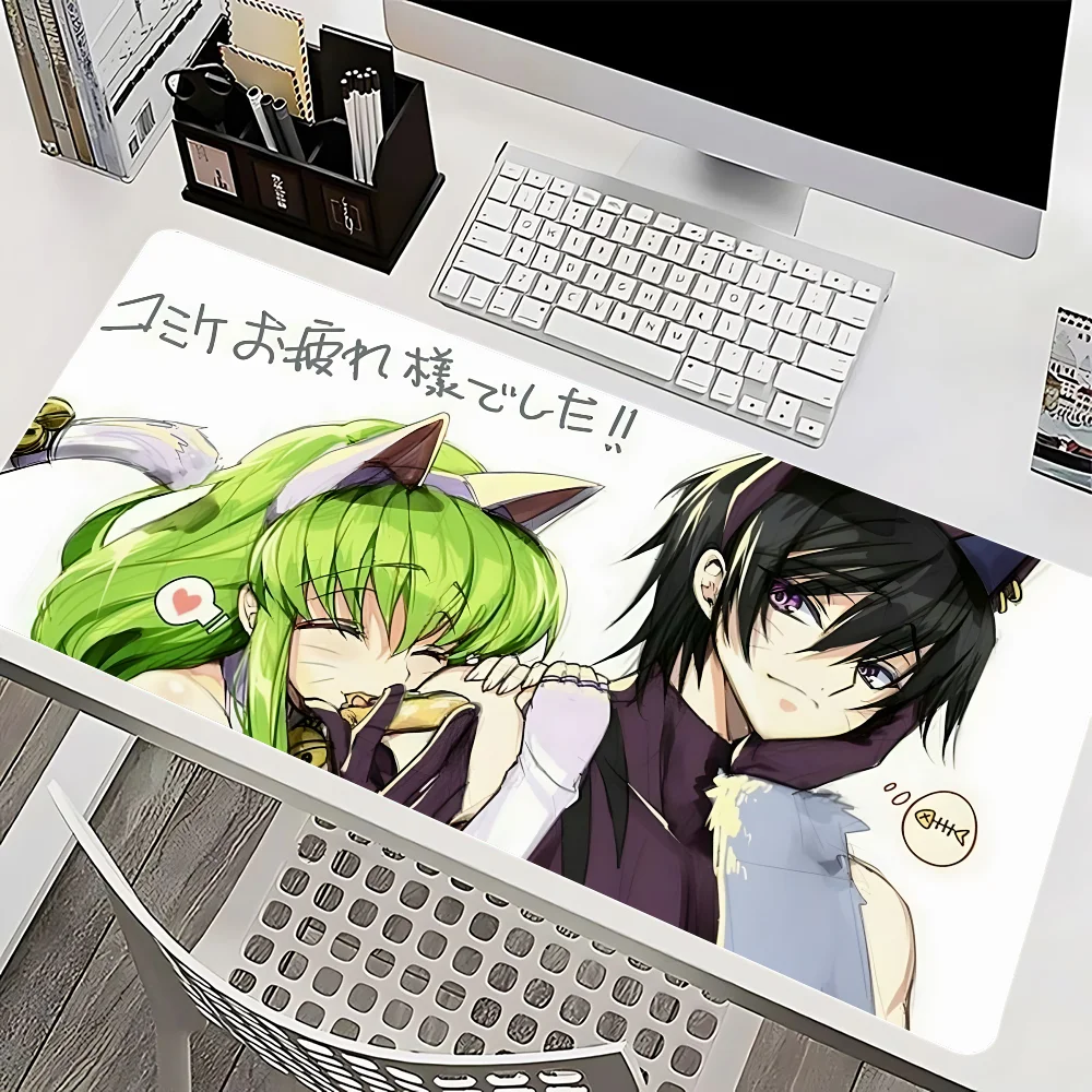 R-Rebellious L-Lelouch Mousepad Mause Pad Mouses Rug Office Accessories Desk Mat Mousepad Keyboard Gaming Pc Mats Large Carpet