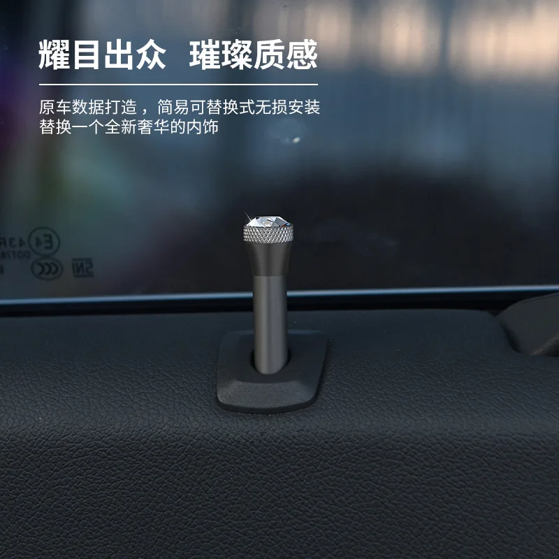 تنطبق على الجميع لسلسلة BMW غطاء مقبض الباب الكريستالي غطاء مقبض الباب غطاء قفل الباب تعديل زر