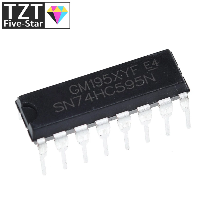 TZT 10/30 قطعة وحدة تنظيم الجهد SN74HC595N SN74HC595 74HC595N 74HC595