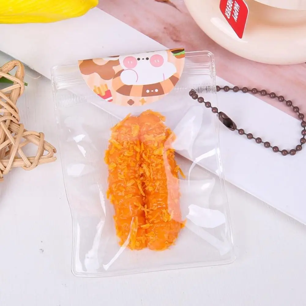 Sensory Toys Bread Crumbs Fried Food Pinch Toy Slow Rebound Flexible Squeeze Hamburger Toy Pizza Soft Cute Food Pinch Toy Kids