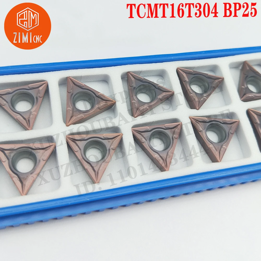 TCMT16T304 BP25 TCMT Interno 16T304 Inserções de carboneto Ferramentas de Torneamento Cortador mecânico lâmina de metal de torno Ferramenta CNC Torneamento interno