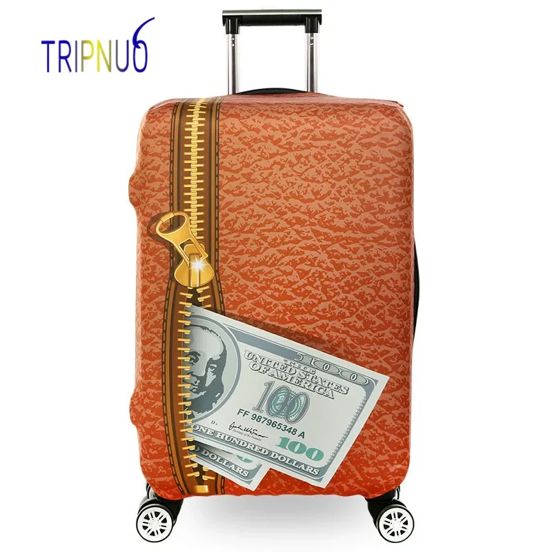 

TRIPNUO Thickest Elastic Zipper&US Dollar Luggage Suitcase Protective Cover, Apply to 18-32inch Cases, Travel Accessories