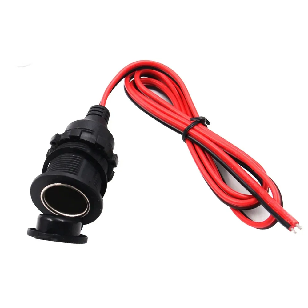 12V 24V Waterproof Vehicle Power Socket Adapter for Cars Trucks Motorcycles Boats RVs and Marine Grade Applications