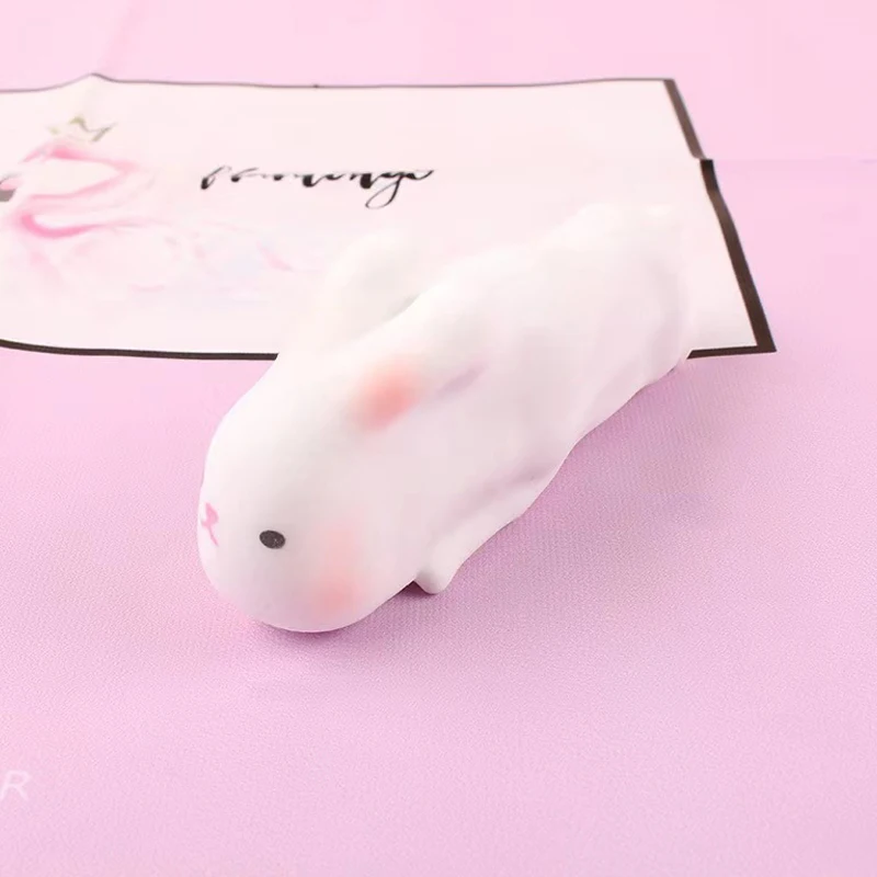 Soft Bunny Stress Balls Autism Sensory Toys Stress & Anxiety Relief Fidget Toys Slow Rebound Squeeze Toy Gifts Bulk