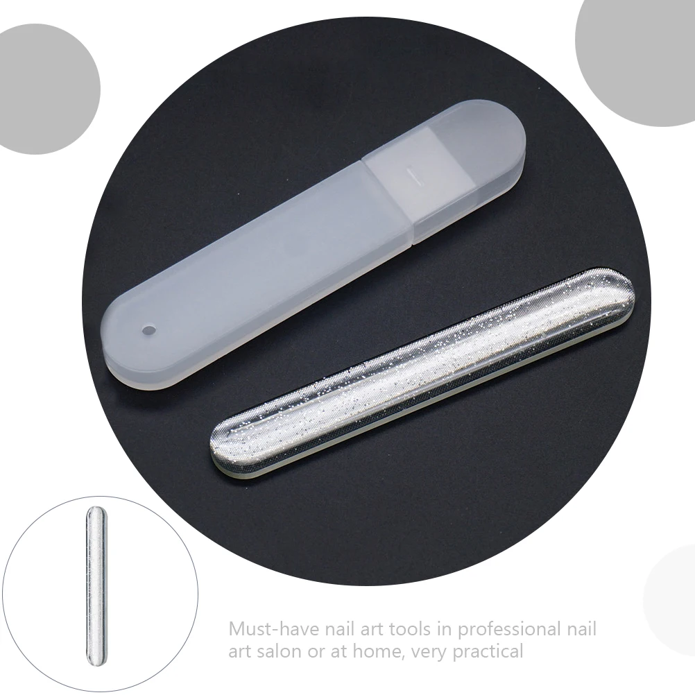 

8Pcs Reliable Glass Nail Files for Natural False Nails Polishing Sanding Manicure Pedicure Nail Files Pedicure File