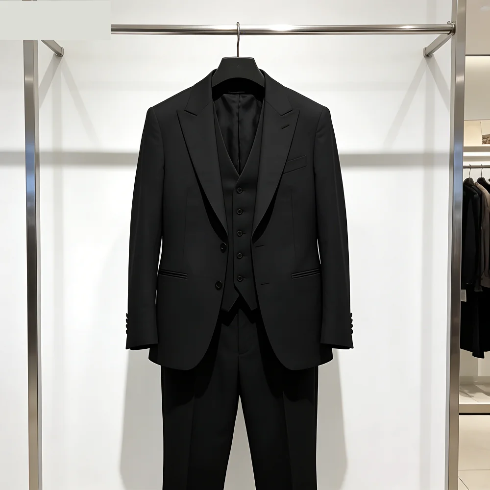 

Бежевый льняной костюм-тройка для мужчин: летний, для свадьбы, смокинг, с возможностью индивидуального пошива, приталенный, для вечеринок