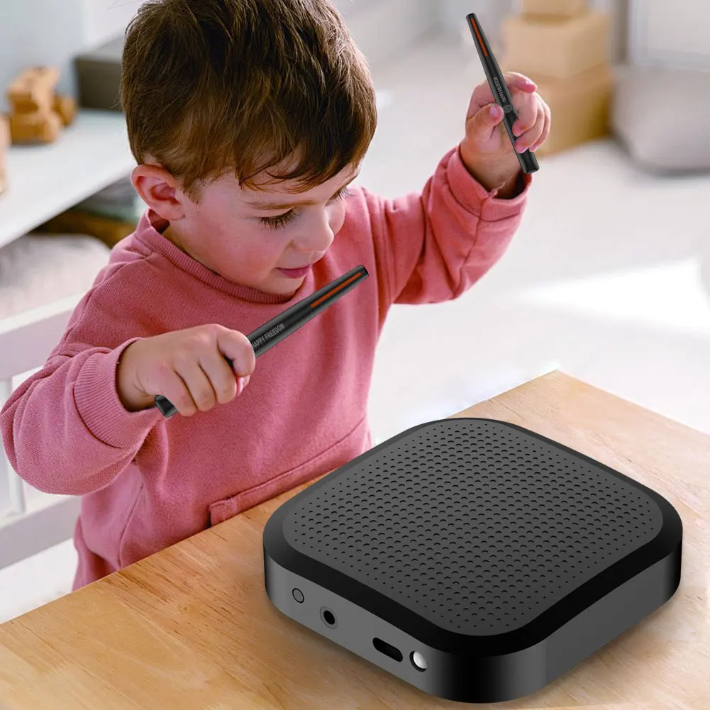 Virtual Air Drum Set Professional Electric Air Drumsticks Electronic Virtual Air Drum Drumsticks Pedals Gift for Adults Kids