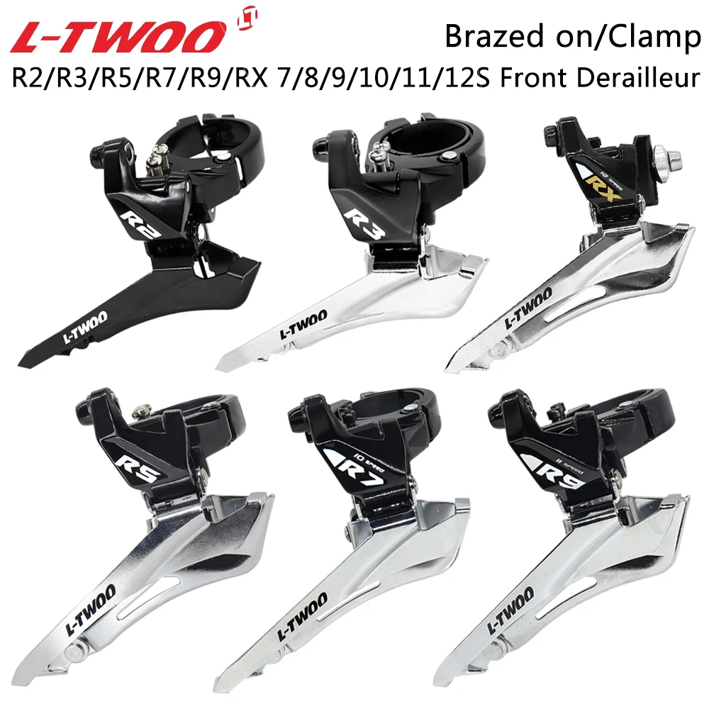 LTWOO R2 R3 R5 R7 R9 RX Road Bike Front Derailleur 2X7/8/9/10/11/12 Speed  Aluminum Clamp Brazed on Derailleur Bicycle Parts