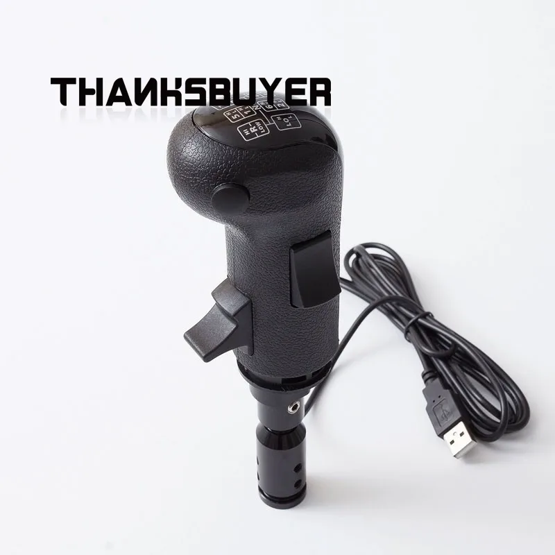 USB Shifter Knob for Logitech G923/G29/G27 and Thrustmaster TH8A FANATECSQ PC USB Game Simulator Shifter for ATS/ETS2