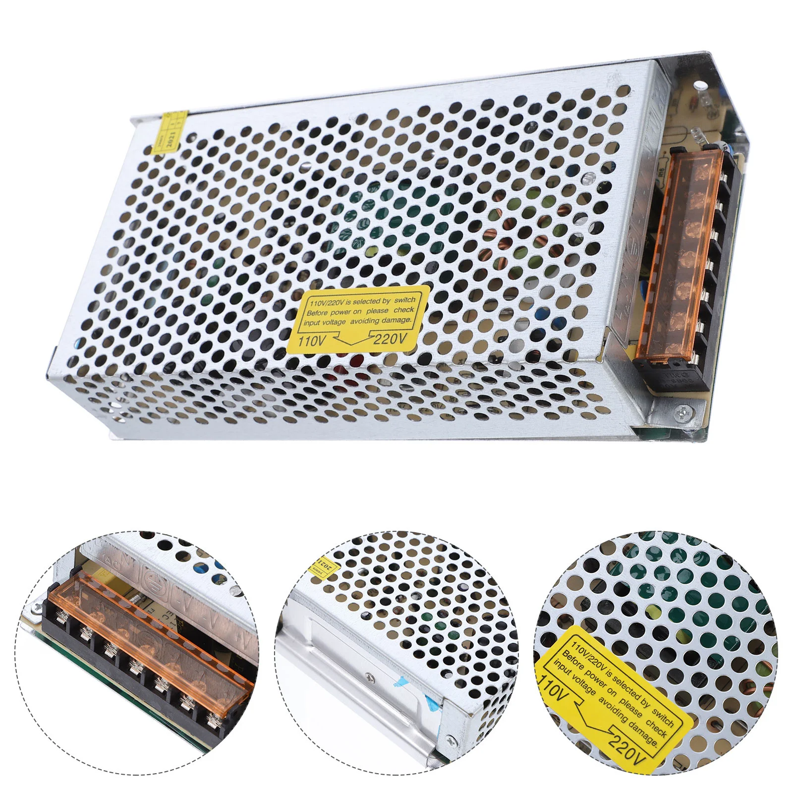 

Reliable 5V 20a 100W Regulated Switching Power Supply Professional Metal Iron Converter for LED Bar Power Monitoring