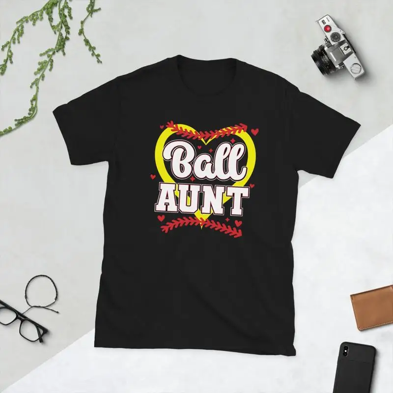 

Proud Softball Baseball Player Aunt Baller Auntie T Shirt