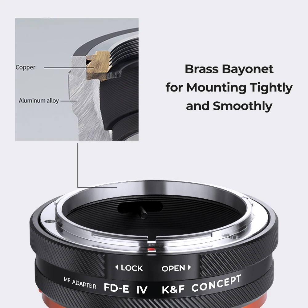 K & F Concept FD К E IV Pro адаптер объектива Canon FD К Sony E Mount Camera a6000 a5000 A7C A7C2 A1 A9 A7S A7R2 A73 A7R4 A7R5