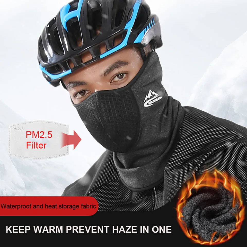 LOOGDEEL Sports Bandana Scarf Cycling Face Cover Neck Gaiter Bike Half Mask Headwear Winter Windproof Outdoor Fishing Warm Mask - Image 2