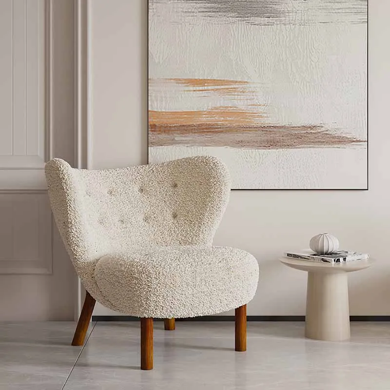 

White Adults Modern Chairs Support Style Floor Nordic Living Room Chairs Lazy Comfy Design Sedie Da Soggiorno Home Furniture