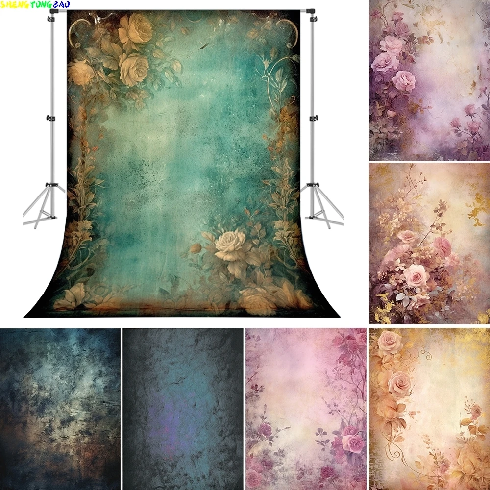 Fotografie-Hintergrund für Mutterschaft, Hochzeit, blühende Blumen, Hintergrund, Babyparty, Kunst, Porträt, Fotostudio-Requisiten