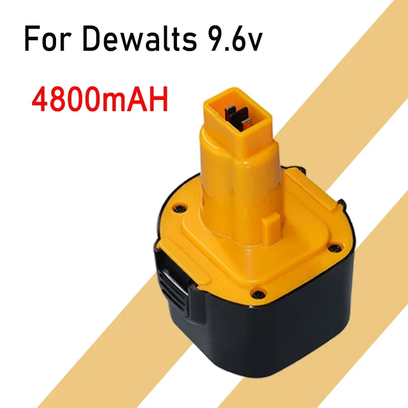 

9.6V 4800mAh Replacement Battery Ni-MH Compatible for Dewalt with DE9061 DE9062 DW9061 DW9062 DE9036 DW911 DW921 DW9614 DW050