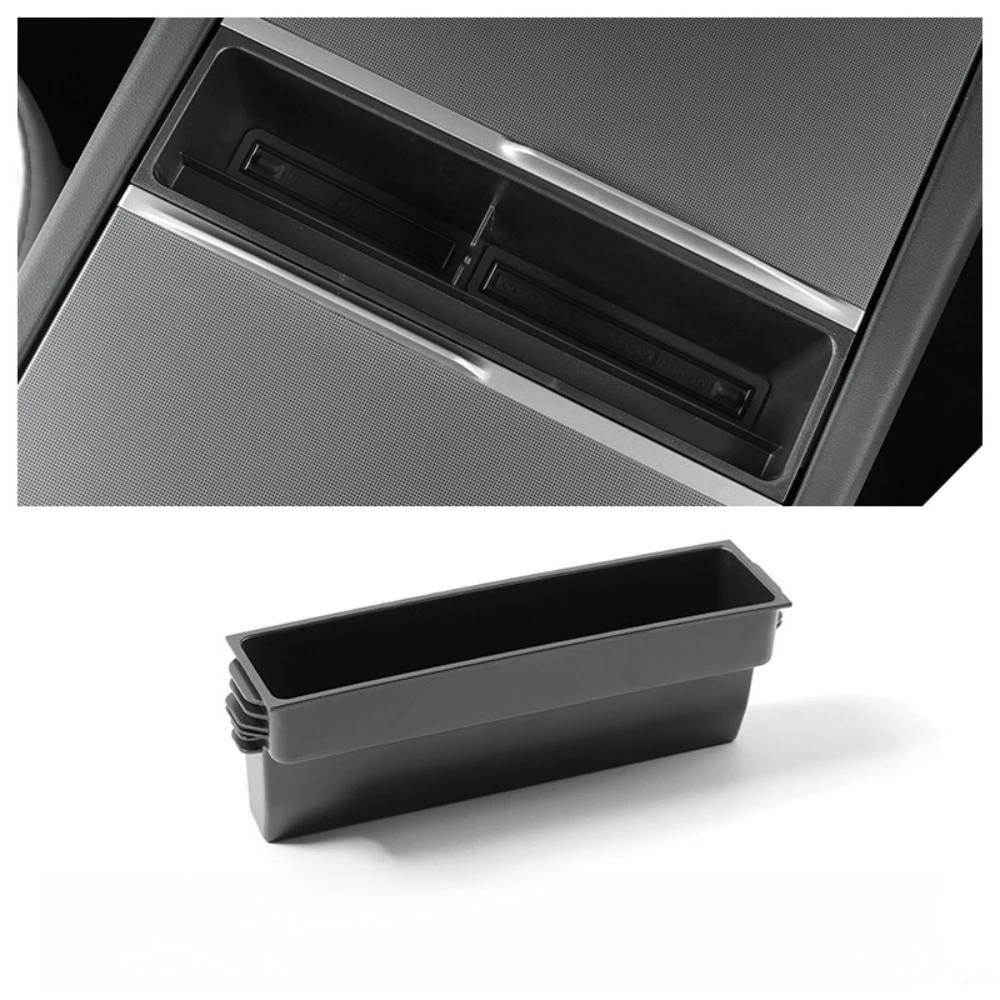 Center Console Organizer Storage Box For Tesla Model Y Juniper Model 3 Highland 2025-2026 Hidden Phone Charging Box