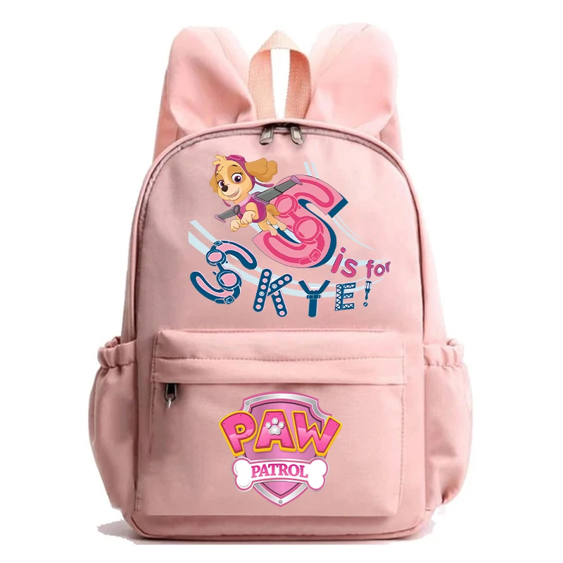 New Paw Patrol Cute Girl School zaini Cartoon Kids zaino borsa da scuola di grande capacità forniture scolastiche per bambini regalo di compleanno