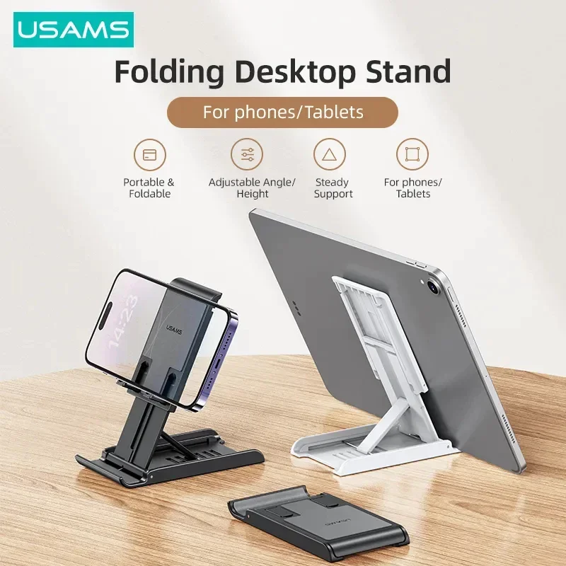 

Table Desktop Desk Holder Foldable Stand Mobile Phone Accessories Adjustable Suporte Celular for iPad iPhone Xiaomi Samsung