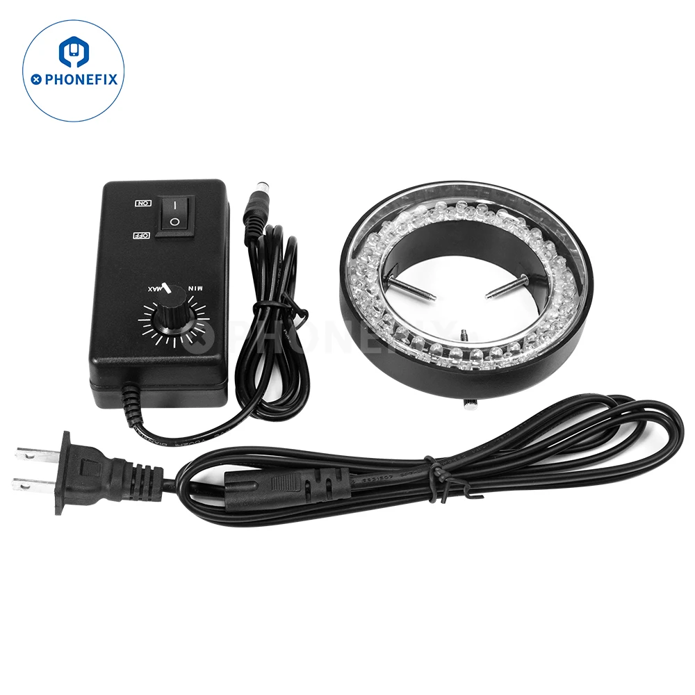 

Adjustable LED Circle Light Soldering Station Repair Purple UV Lamp Microscope Ring Lamp Accessories for Camera Illuminator Tool