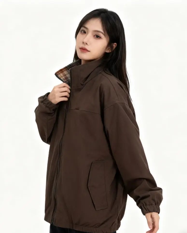 

Bomber Jackets Womens Jacket Pilot Fall Stereoscopic Panelled Artistic Modern Minimalist Functional Professional Youthful Simple