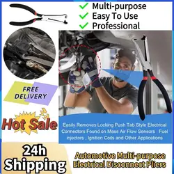 Automotive Multi-purpose Electrical Disconnect Pliers Oil Pipe Separation Pliers Long Spark Plug Removal Power-off Pliers