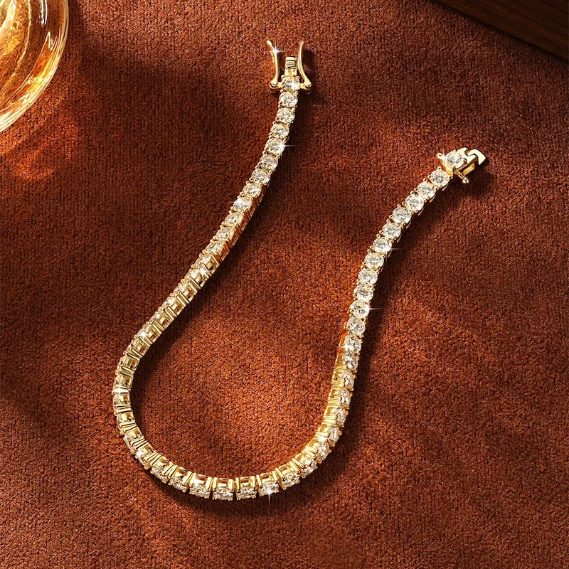 Thumbnail 3 - #22 Trending Moissanite Tennis Bracelets Right Now