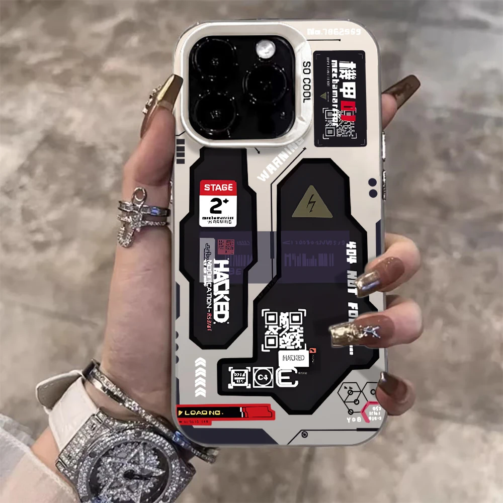 Hacker Creative Mecha Handyhülle für Xiaomi Redmi Note 17 Pro Max Hüllen für Redmi Mi 11 Lite 5G 12 14T 15T 13T Pro Lederhülle – Detail 8