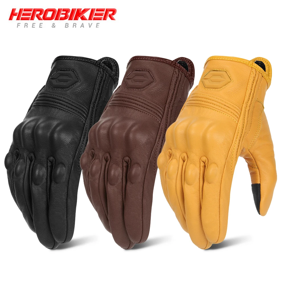 

Winter Motorcycle Gloves Windproof And Warm Off-road Riding Gloves Men's Anti Fall Touch Screen Full Finger Protective Gloves