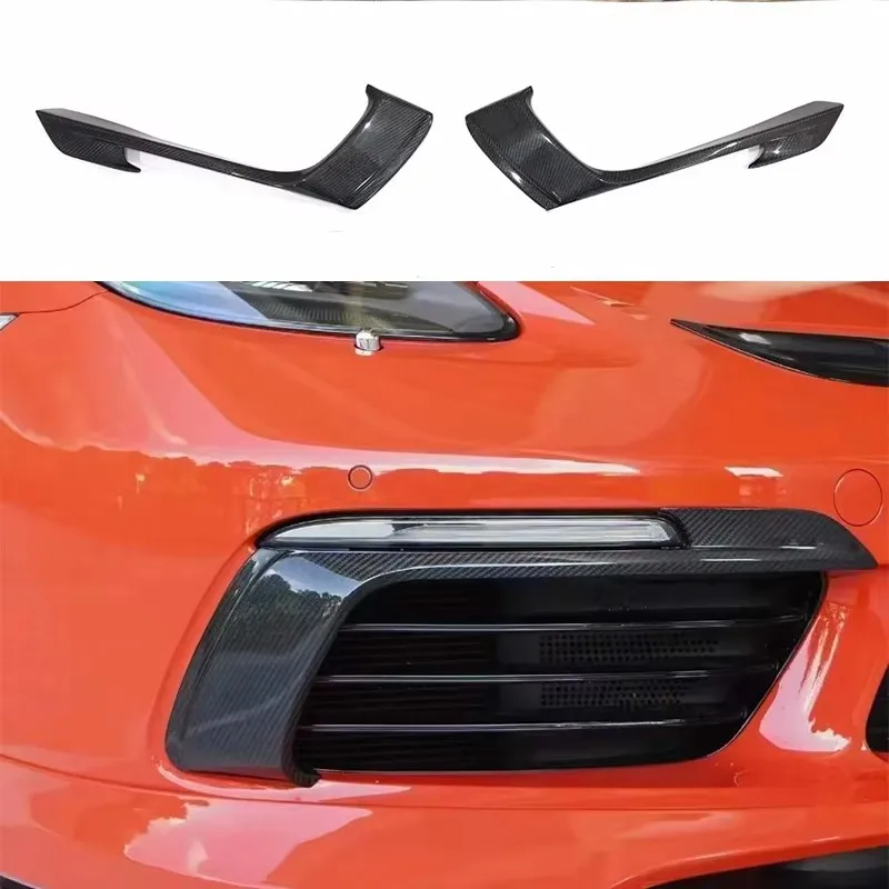 

Для Porsche 718 982 Cayman Boxster: карбоновый сплиттер переднего бампера, накладка на противотуманную фару, обвес, декоративная отделка кузова