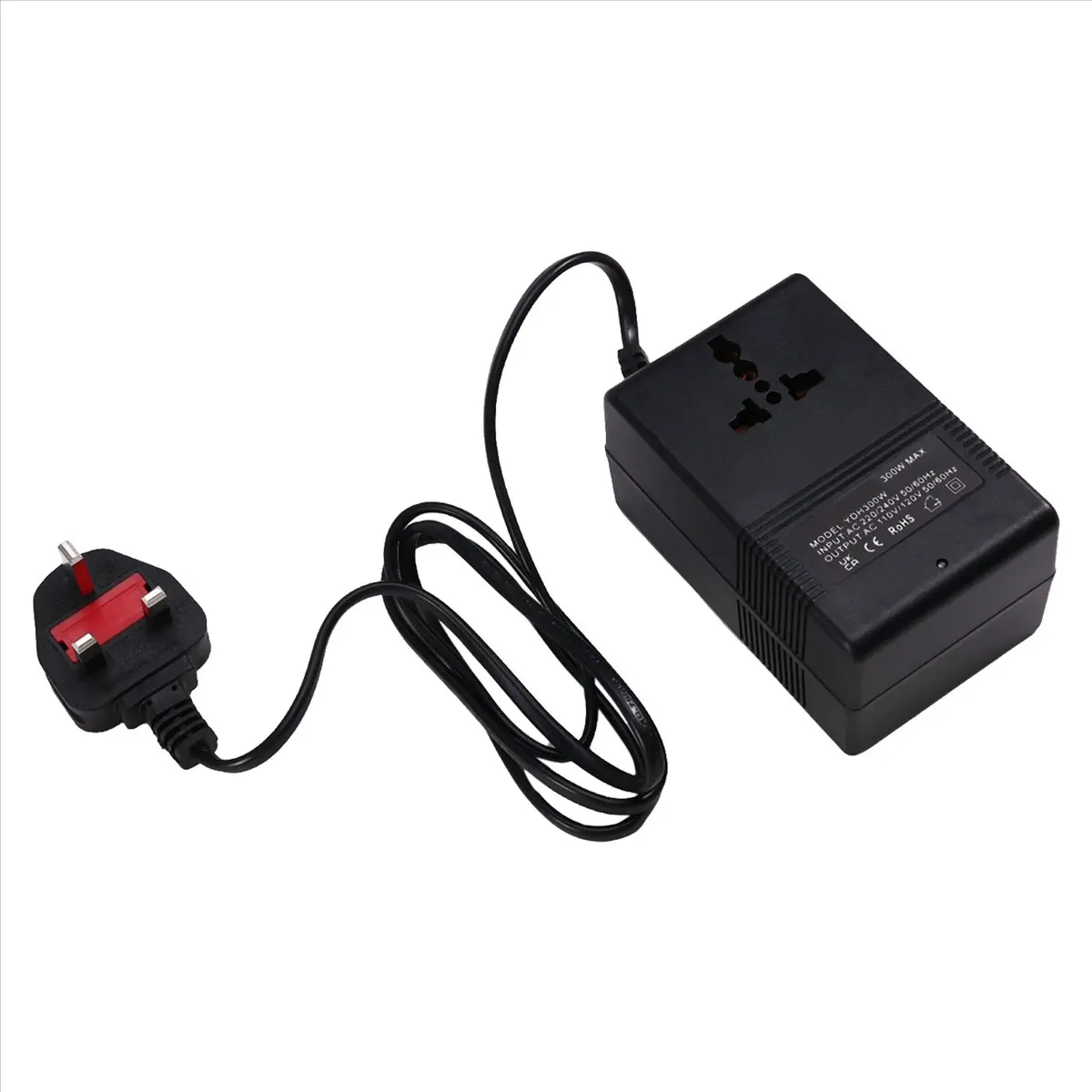 A79G 300W Voltage Converter Transformer 220V to 110V Step-Down Transformer 110V to 220V Travel Adapter UK Plug Inverter view 4