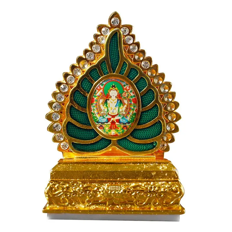 Image 3: Décorations de voiture exquises : Statues de Bouddha pour la prospérité et la sécurité – Petites figurines de Bouddha