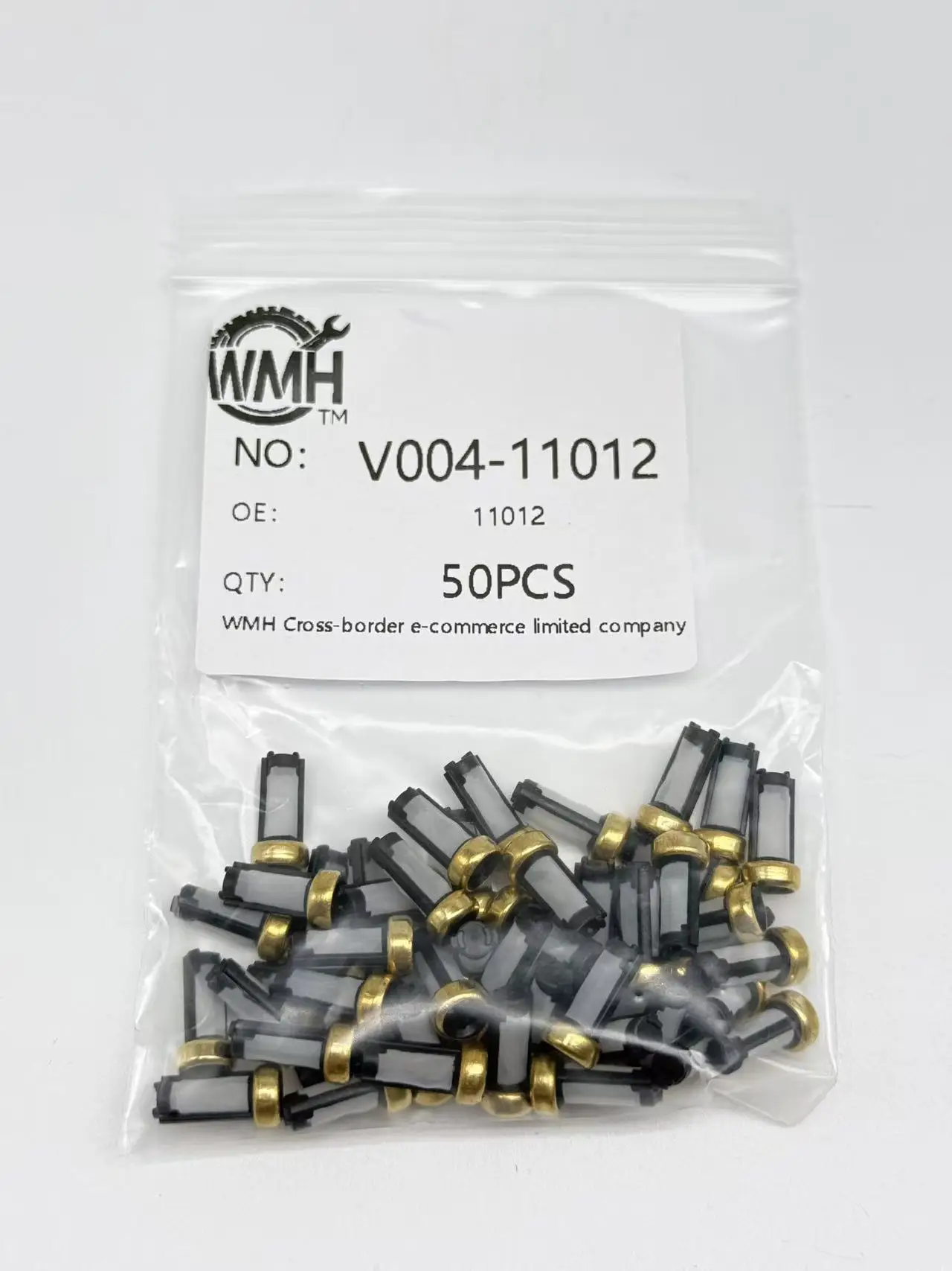 50Pcs Car Accessories Universal Fuel Injector Service Kit Micro Filter 11012 For Marelli 6.6*2.8*13.7mm