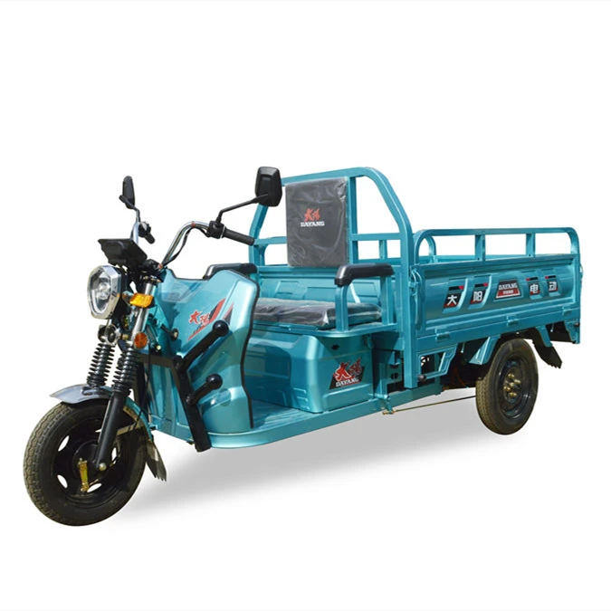 2024 Factory Direct 800W 60V Electric Pedicab Best-Selling Passenger Tricycle Popular Choice with self dumping