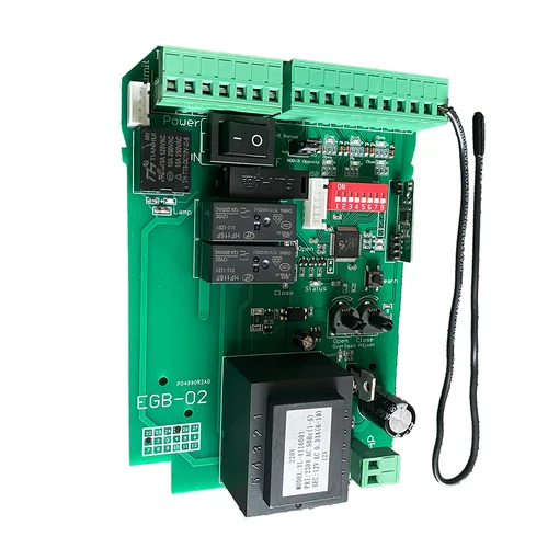 Imagen 2 del producto Tablero de Control de abridor de puerta corredera inteligente AC110V/220V compatible con mandos a distancia de código rodante de 433mhz, interruptor de límite y haz de seguridad Compatible