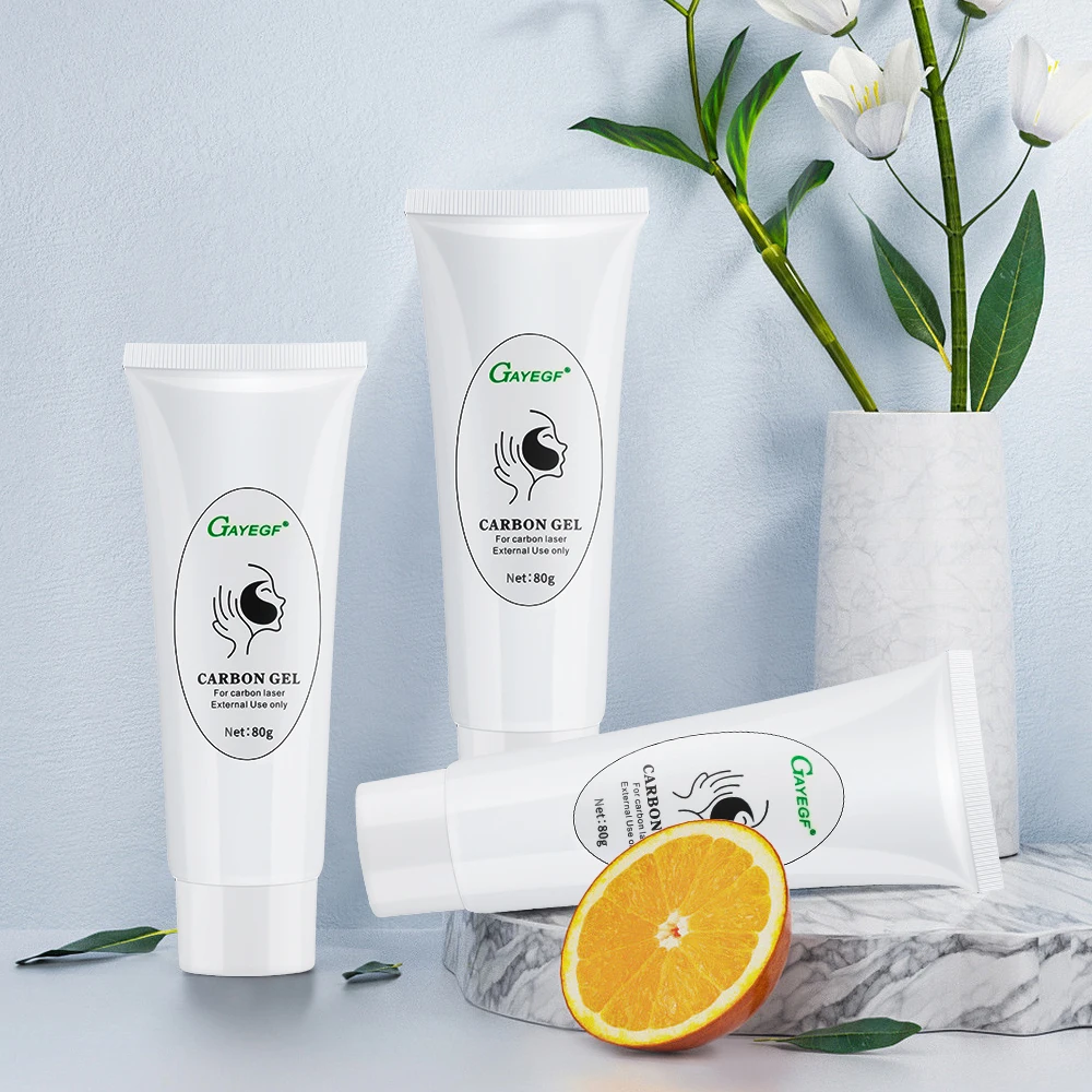 Laser Carbon Peel Cream Gel 80Ml - 80ml Żel węglowy Czarny krem do